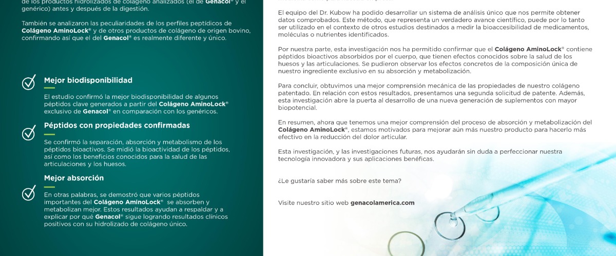 Genacol y los avances tecnológicos